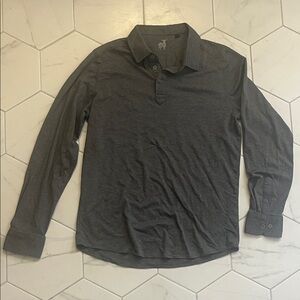 Raffi Men's Gray Long Sleeve Shirt
